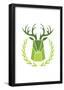 Paper Taxidermy Deer-null-Framed Poster