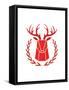 Paper Taxidermy Deer-null-Framed Stretched Canvas