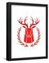 Paper Taxidermy Deer-null-Framed Poster