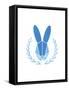 Paper Taxidermy Rabbit-null-Framed Stretched Canvas