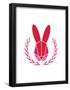 Paper Taxidermy Rabbit-null-Framed Poster