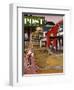 "Paperboy" Saturday Evening Post Cover, April 14, 1951-John Falter-Framed Giclee Print