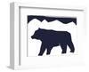 Papercut Friends - Bear-Kristine Hegre-Framed Art Print