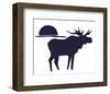 Papercut Friends - Moose-Kristine Hegre-Framed Art Print