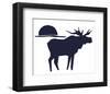 Papercut Friends - Moose-Kristine Hegre-Framed Art Print