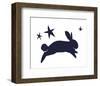 Papercut Friends - Rabbit-Kristine Hegre-Framed Art Print