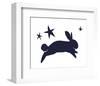 Papercut Friends - Rabbit-Kristine Hegre-Framed Art Print