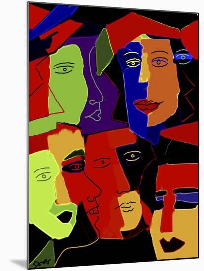 Paperheads-Diana Ong-Mounted Giclee Print