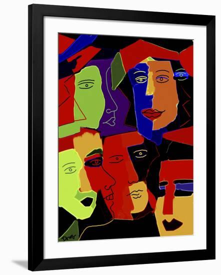 Paperheads-Diana Ong-Framed Giclee Print