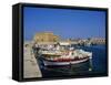Paphos Harbour, Cyprus, Europe-John Miller-Framed Stretched Canvas