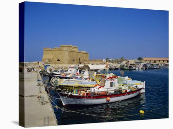 Paphos Harbour, Cyprus, Europe-John Miller-Stretched Canvas