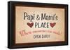 Papi and Mami's Place-null-Framed Poster