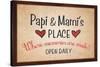 Papi and Mami's Place-null-Stretched Canvas