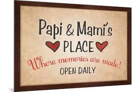 Papi and Mami's Place-null-Mounted Poster