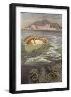 Papier-Nautilus (Chromolitho)-European School-Framed Giclee Print