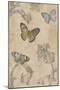 Papillion Decoratif II-Deborah Devellier-Mounted Art Print
