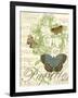 Papillon Melange I-null-Framed Art Print