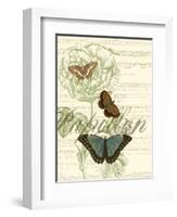 Papillon Melange II-null-Framed Art Print