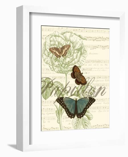 Papillon Melange II-null-Framed Art Print