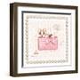 Papillon Puppy Purse-Chad Barrett-Framed Art Print