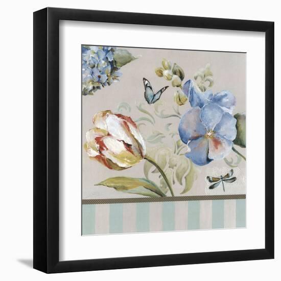 Papillon Turquoise-Lizie-Framed Art Print