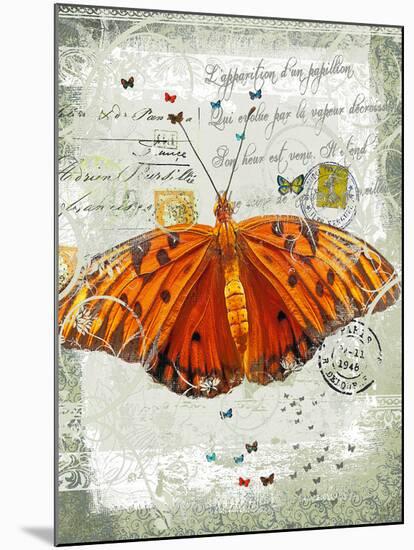 Papillon V-Ken Hurd-Mounted Giclee Print