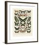 Papillons III-Adolphe Millot-Framed Giclee Print