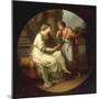 Papirius Praetextatus entreated by his Mother to disclose the Secrets of the Senate-Angelica Kauffmann-Mounted Giclee Print