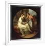 Papirius Praetextatus entreated by his Mother to disclose the Secrets of the Senate-Angelica Kauffmann-Framed Giclee Print