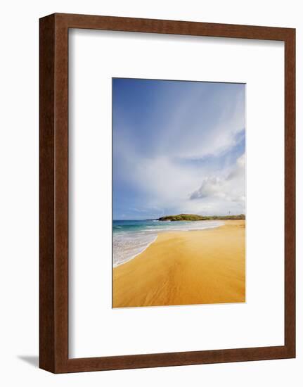 Papohaku Beach, Molokai Island, Hawaii, USA-Christian Kober-Framed Photographic Print