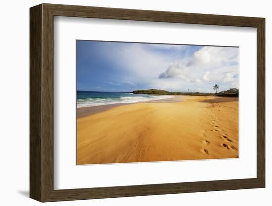 Papohaku Beach, Molokai Island, Hawaii, USA-Christian Kober-Framed Photographic Print