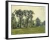 Pappeln bei Goethes Gartenhaus im Schlosspark von Weimar. Um 1885-Christian Rohlfs-Framed Giclee Print