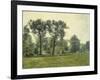 Pappeln bei Goethes Gartenhaus im Schlosspark von Weimar. Um 1885-Christian Rohlfs-Framed Giclee Print