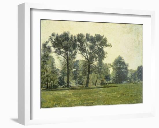 Pappeln bei Goethes Gartenhaus im Schlosspark von Weimar. Um 1885-Christian Rohlfs-Framed Giclee Print