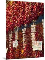 Paprika and Garlic, Central Market (Kozponti Vasarcsarnok), Budapest, Hungary, Europe-Stuart Black-Mounted Photographic Print