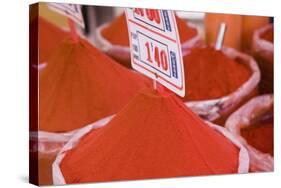 Paprika for Sale, Mercado Central (Central Market), Valencia-Martin Child-Stretched Canvas