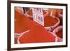 Paprika for Sale, Mercado Central (Central Market), Valencia-Martin Child-Framed Photographic Print