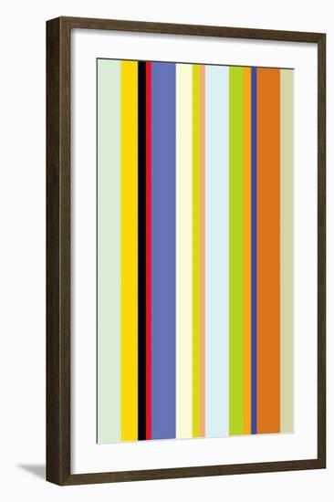 Paprika Stripe-Dan Bleier-Framed Art Print