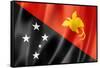 Papua New Guinea Flag-daboost-Framed Stretched Canvas