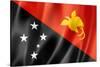 Papua New Guinea Flag-daboost-Stretched Canvas