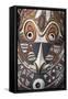 Papua New Guinea, Murik Lakes, Karau Village. Traditional Carved Masks-Cindy Miller Hopkins-Framed Stretched Canvas