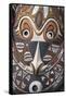 Papua New Guinea, Murik Lakes, Karau Village. Traditional Carved Masks-Cindy Miller Hopkins-Framed Stretched Canvas