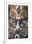 Papua New Guinea, Murik Lakes, Karau Village. Traditional Carved Masks-Cindy Miller Hopkins-Framed Photographic Print