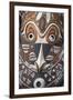 Papua New Guinea, Murik Lakes, Karau Village. Traditional Carved Masks-Cindy Miller Hopkins-Framed Photographic Print