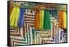 Papua New Guinea, Murik Lakes, Karau Village. Woven Straw Bag-Cindy Miller Hopkins-Framed Stretched Canvas