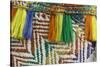 Papua New Guinea, Murik Lakes, Karau Village. Woven Straw Bag-Cindy Miller Hopkins-Stretched Canvas