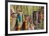 Papua New Guinea, Murik Lakes, Karau Village. Woven Straw Bags-Cindy Miller Hopkins-Framed Photographic Print