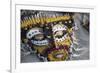 Papua New Guinea, Village of Kopar. Folk Art Souvenir Mask-Cindy Miller Hopkins-Framed Photographic Print