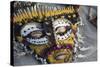 Papua New Guinea, Village of Kopar. Folk Art Souvenir Mask-Cindy Miller Hopkins-Stretched Canvas