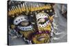 Papua New Guinea, Village of Kopar. Folk Art Souvenir Mask-Cindy Miller Hopkins-Stretched Canvas